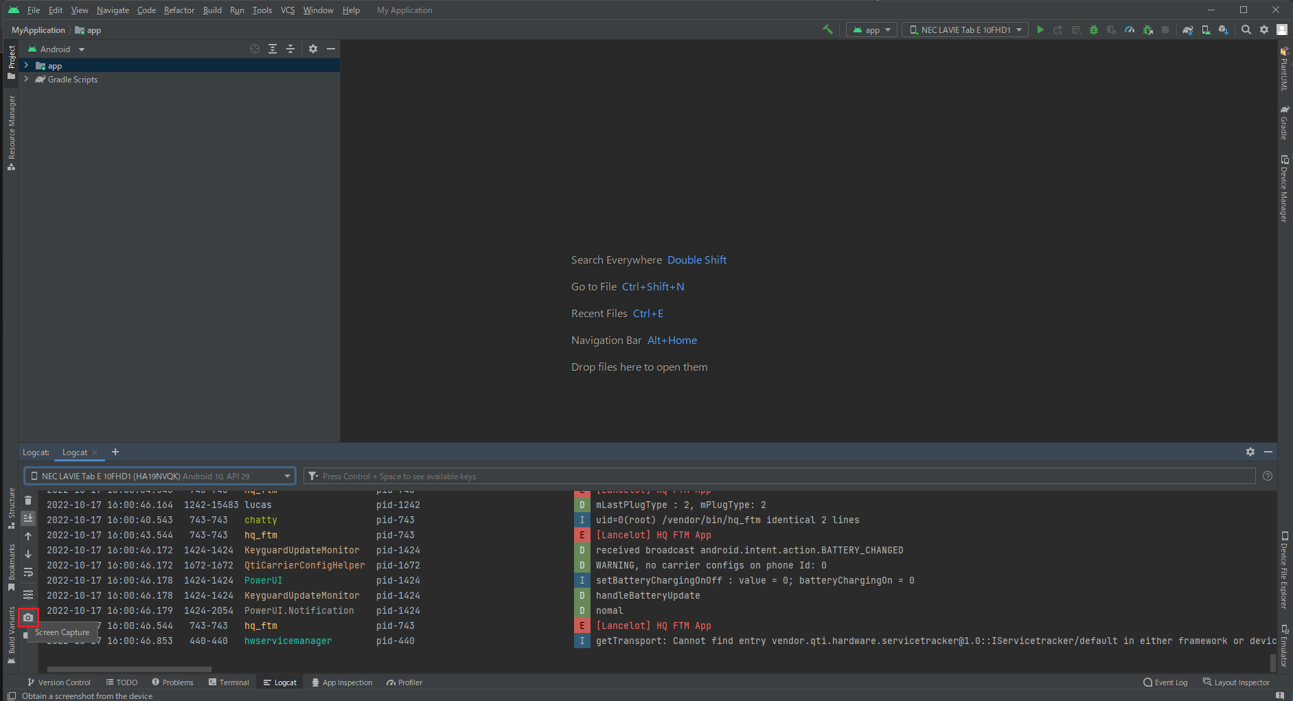 Android Studio Logcat